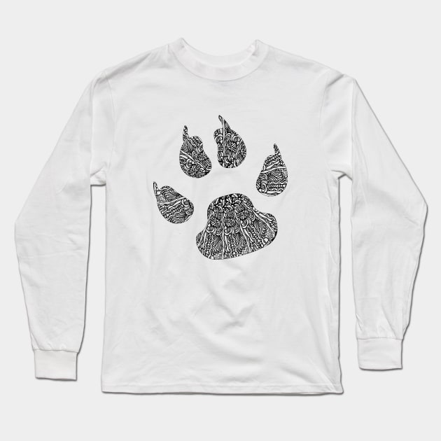 Pet paw Long Sleeve T-Shirt by jen28